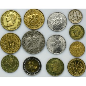 Set, France, Mix of coins (13 pcs.)