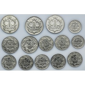 Sada, mince a zloté (14 kusov)