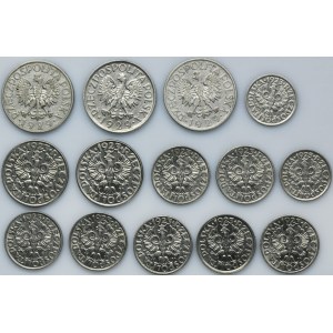 Sada, mince a zloté (14 kusov)