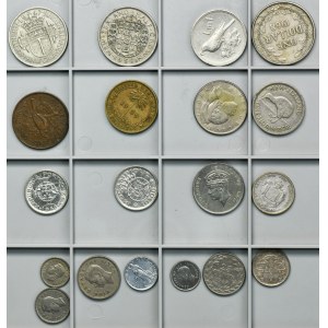 Satz, Mix aus ausländischen Münzen (19 Stück)