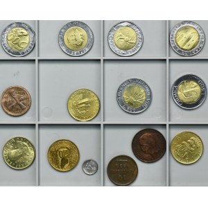 Set, San Marino, Katanga, Madagascar, Mix of coins (14 pcs.)