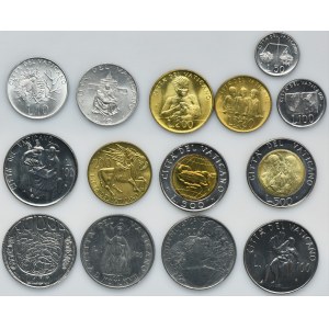Set, Vatican, Mix of coins (14 pcs.)