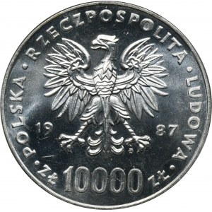 10.000 złotych 1987 Jan Paweł II