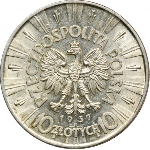 Piłsudski, 10 złotych 1937