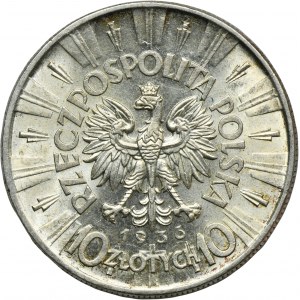 Piłsudski, 10 złotych 1936