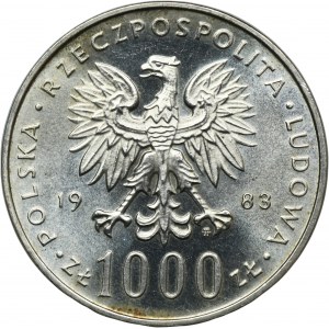 1 000 zlatých 1983 Ján Pavol II.