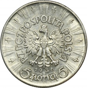 Pilsudski, 5 Zloty 1936