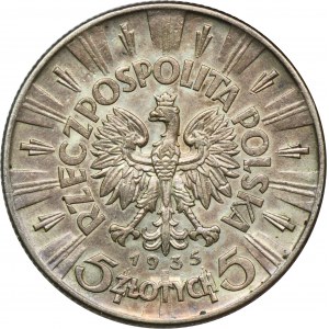 Piłsudski, 5 złotych 1935