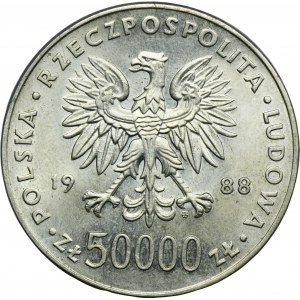 50 000 PLN 1988 Pilsudski