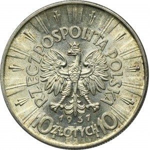 Pilsudski, 10 zloty 1937