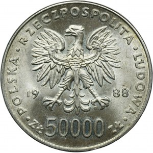 50 000 PLN 1988 Pilsudski