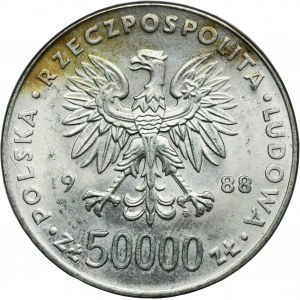 50.000 złotych 1988 Piłsudski