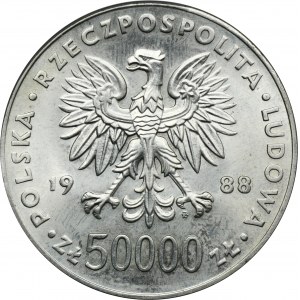 50.000 złotych 1988 Piłsudski