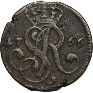 Poniatowski, Groschen Krakau 1766 G