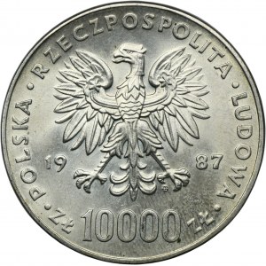 10,000 zloty 1987 John Paul II