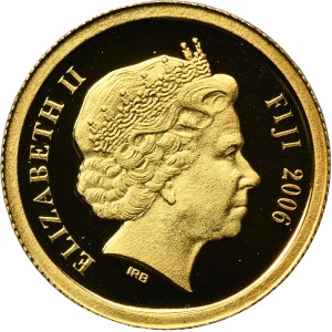 Fidżi, Elżbieta II, 5 Dolarów 2006 - Nazca