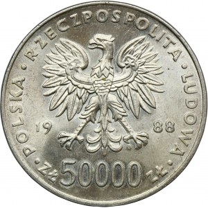 50 000 PLN 1988 Pilsudski