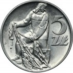 5 złotych 1974 Rybak - słoneczko