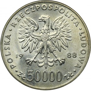 50.000 złotych 1988 Piłsudski