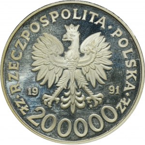 200.000 złotych 1991 200. rocznica Konstytucji 3 Maja