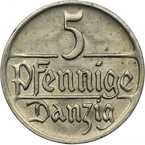 Freie Stadt Danzig, 5 fenig 1923