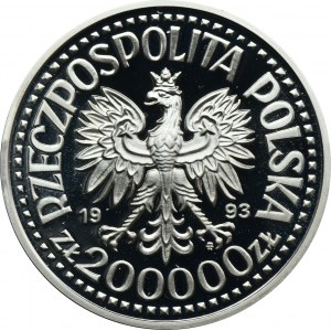 200.000 złotych 1993 Kazimierz IV Jagiellończyk - popiersie