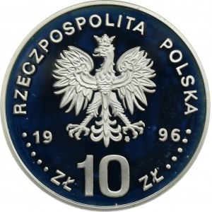 10 złotych 1996 Zygmunt II August - popiersie