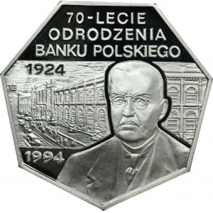 300,000 zloty 1994 70th anniversary of the revival of the Bank of Poland