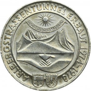 Austria, 100 Szylingów 1978 - Tunel Arlberg