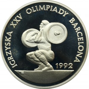 200.000 złotych 1991 Igrzyska XXV Olimpiady Barcelona 1992 - Podnoszenie ciężarów