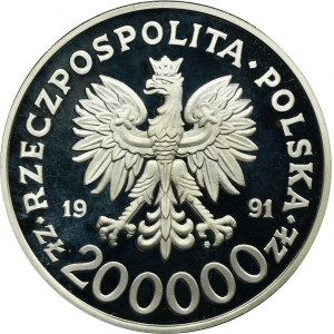 200.000 złotych 1991 Igrzyska XXV Olimpiady Barcelona 1992 - Żeglarstwo