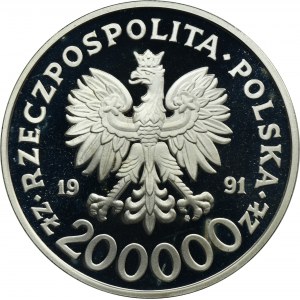 200.000 złotych 1991 XVI Zimowe Igrzyska Olimpijskie Albertville 1992