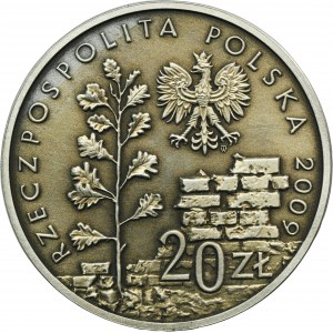 20 złotych 2009 65 Rocznica likwidacji Getta w Łodzi