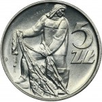 5 złotych 1971 Rybak - rzadszy rocznik