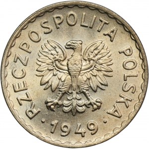 1 złoty 1949 Miedzionikiel