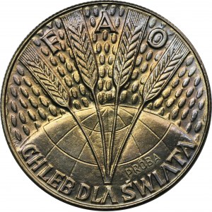 SAMPLE, 10 zlatých 1971 FAO - Chlieb pre svet