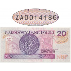 20 złotych 1994 - ZA - seria zastępcza TDLR -