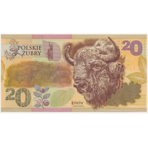 PWPW, 20 zloty (2019) - PC - Polish Bison -.