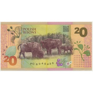 PWPW, 20 zloty (2019) - PC - Polish Bison -.