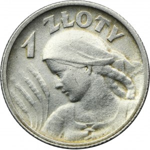 Kobieta i kłosy, 1 złoty Paryż 1924