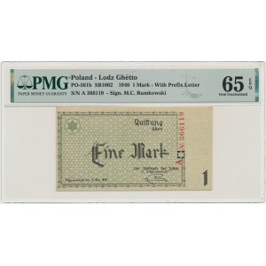 1 Mark 1940 - A - 6 digit series - PMG 65 EPQ