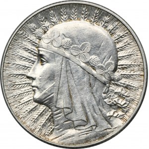 Głowa Kobiety, 5 złotych Warszawa 1934