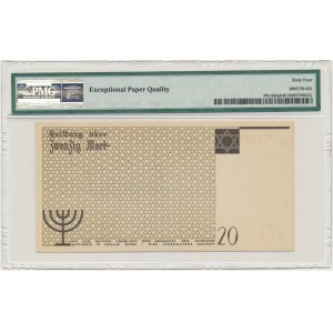 20 Mark 1940 - no. 1 without watermark - PMG 64 EPQ