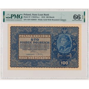 100 Mark 1919 - IE Serie N - PMG 66 EPQ