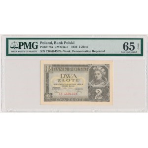 2 zlaté 1936 - CB - PMG 65 EPQ