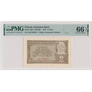 2 złote 1941 - AE - PMG 66 EPQ