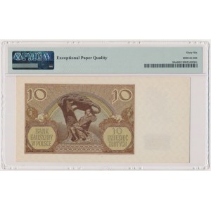 10 złotych 1940 - L. - London Counterfeit - PMG 66 EPQ