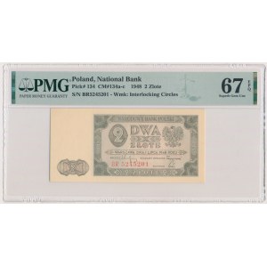 2 złote 1948 - BR - PMG 67 EPQ