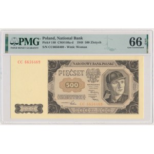 500 złotych 1948 - CC - PMG 66 EPQ