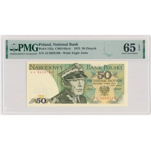 50 złotych 1975 - AU - PMG 65 EPQ